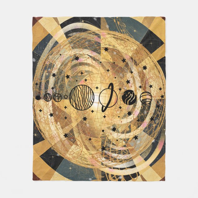 Music of the Spheres Fleece Blanket (Front)