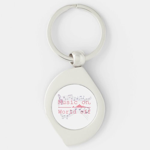 Music onWorld off   Keychain