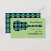 Music or Guitar Instructor Business Card (Front/Back)