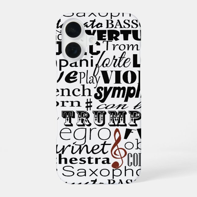 Music Orchestra Iphone Case (Back)