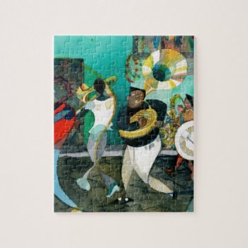 Music Painting "new Orleans Jazz" Jigsaw Puzzle by marcoimage at Zazzle