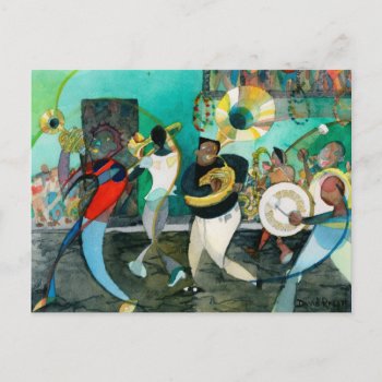 Music Painting "new Orleans Jazz" Postcard by marcoimage at Zazzle