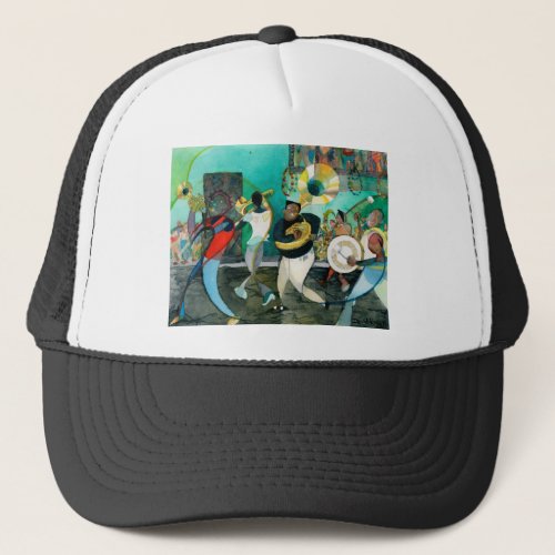 Music Painting New Orleans Jazz Trucker Hat