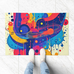 Music Paints Emotion Doormat