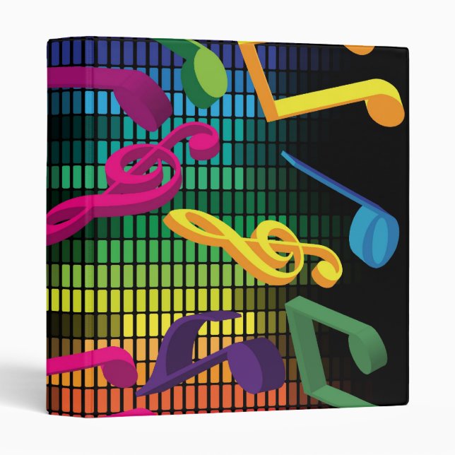 Music Party Background Binder (Front/Spine)