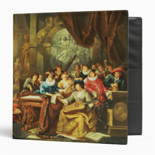 Music Party in a Palatial Interior with 3 Ring Binder