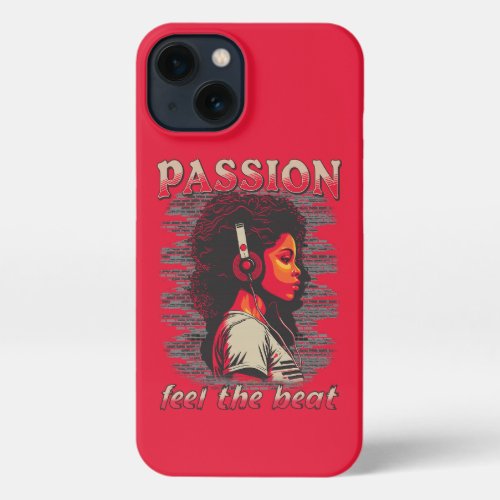 Music passion feel the beat iPhone 13 case