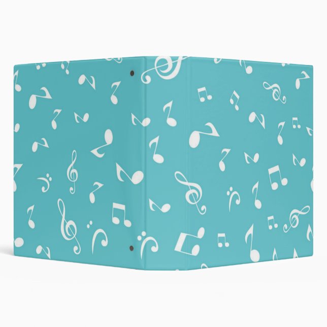 Music pattern 3 ring binder (Background)