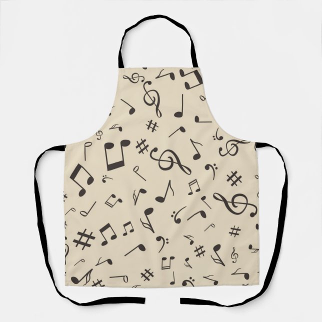 Music pattern apron (Front)