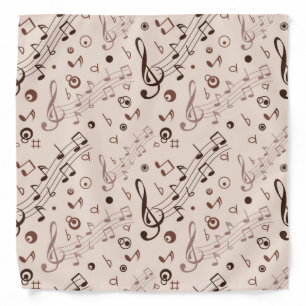 Music pattern bandana
