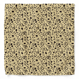 Music pattern bandana