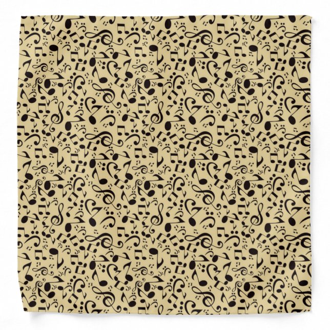 Music pattern bandana (Front)