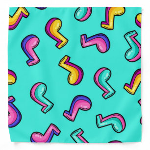 Music pattern bandana