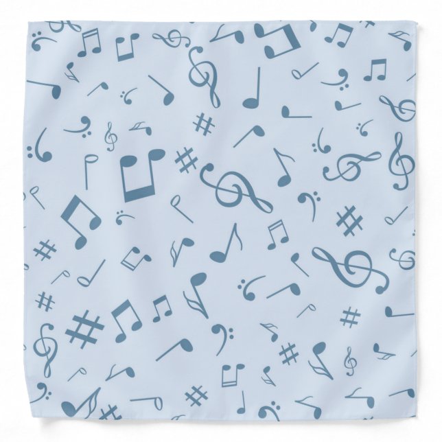 Music pattern bandana (Front)