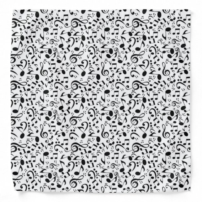 Music pattern bandana (Front)