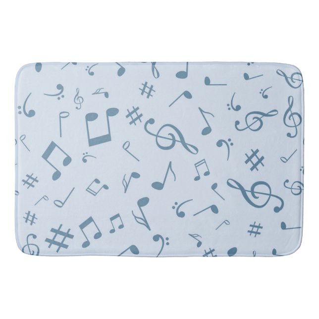 Music pattern bath mat (Front)