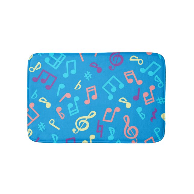 Music pattern bath mat (Front)