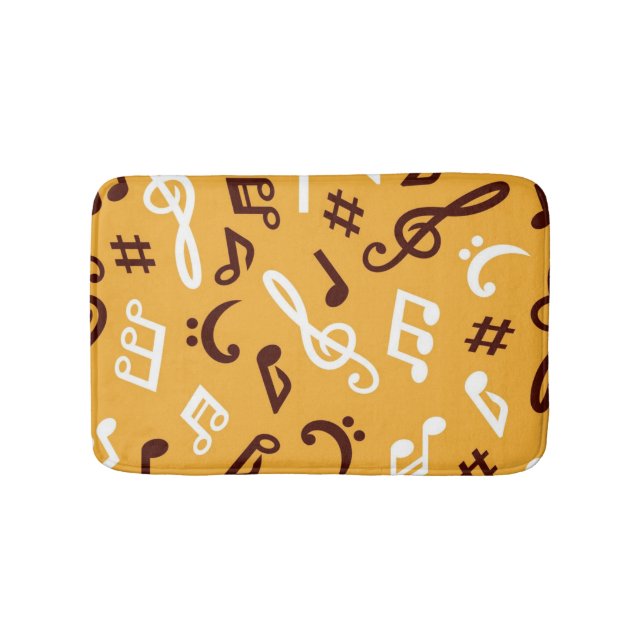Music pattern bath mat (Front)