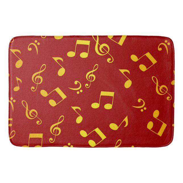 Music pattern bath mat (Front)