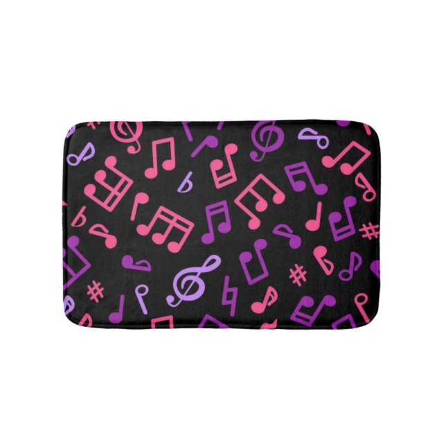Music pattern bath mat (Front)