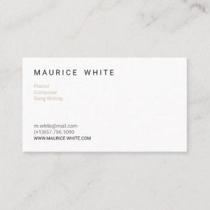 Music Pattern Business Card