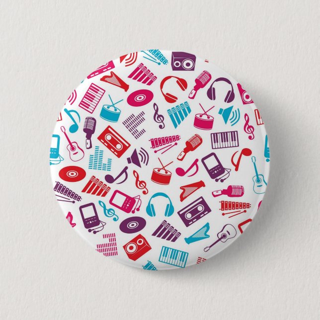 Music pattern button (Front)