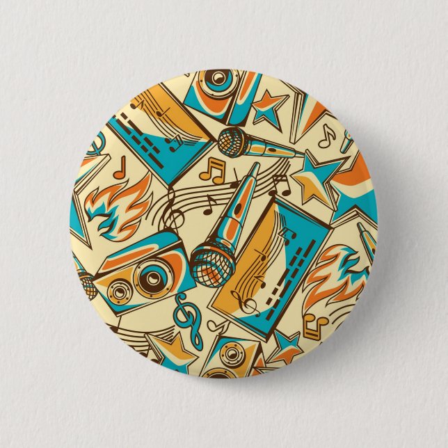 Music pattern button (Front)