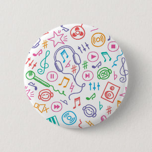 Music pattern button