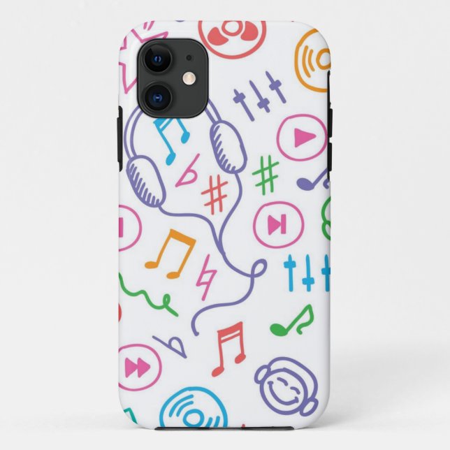 Music pattern Case-Mate iPhone case (Back)