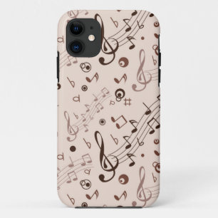 Music pattern iPhone 11 case