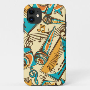 Music pattern iPhone 11 case
