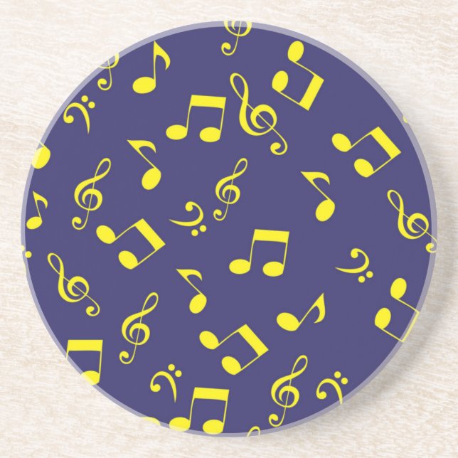 Music pattern coaster (Front)