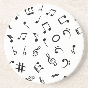 Music pattern coaster