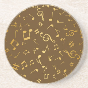 Music pattern coaster