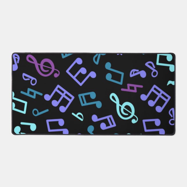 Music pattern desk mat (Front)