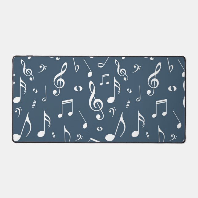 Music pattern desk mat (Front)