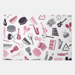 Music pattern doormat