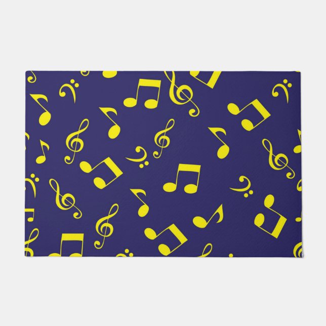 Music pattern doormat (Front)