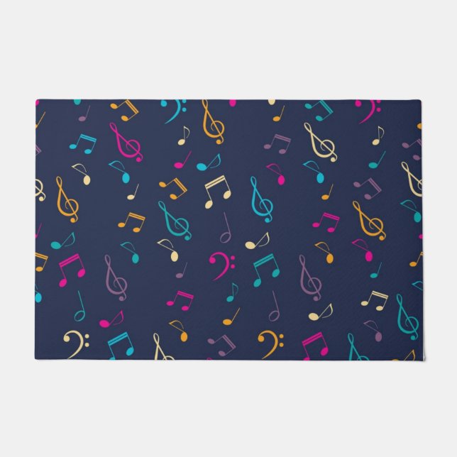 Music pattern doormat (Front)