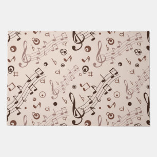 Music pattern doormat