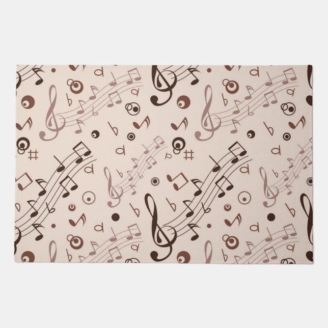 Music pattern doormat (Front)