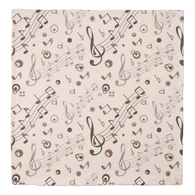 Music pattern duvet cover (Front)