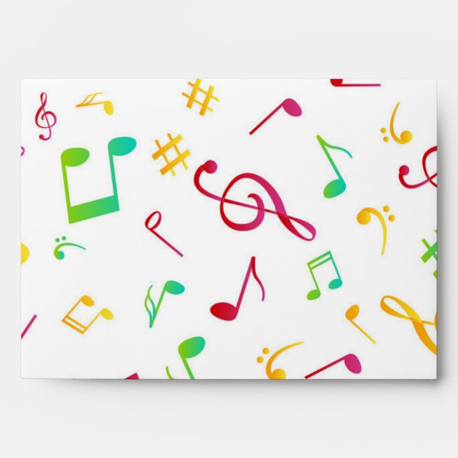 Music pattern envelope (Front)