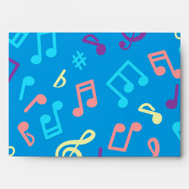 Music Envelope Pattern Music pattern envelope | Zazzle