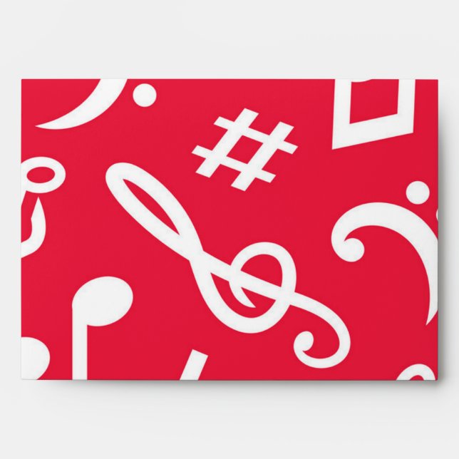 Music pattern envelope (Front)
