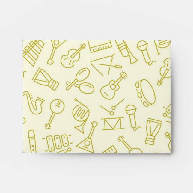 Music pattern envelope (Front)