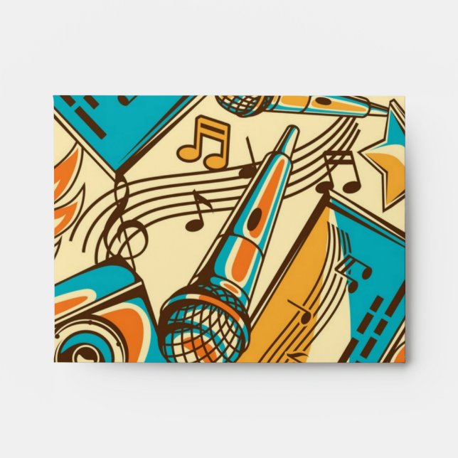 Music pattern envelope (Front)