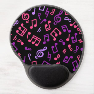 Music pattern gel mouse pad