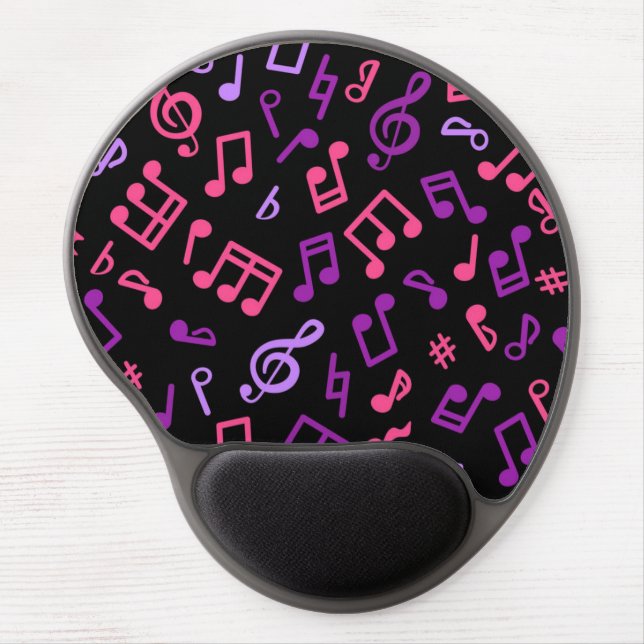 Music pattern gel mouse pad (Front)