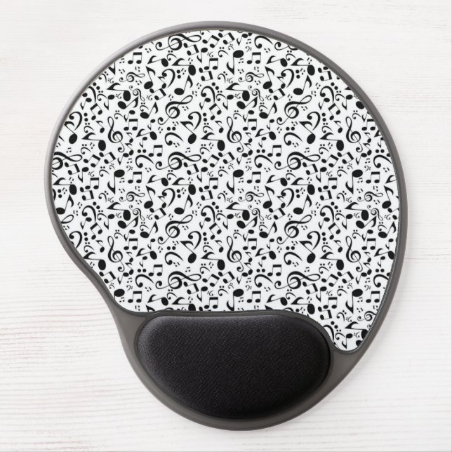 Music pattern gel mouse pad (Front)